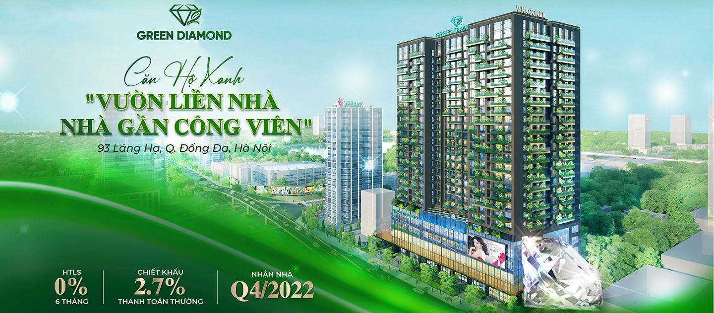 DỰ ÁN CHUNG CƯ GREEN DIAMOND 93 LÁNG HẠ 